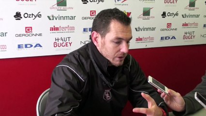 Point presse avant Oyonnax / Zebre - 6ème journée Challenge Cup