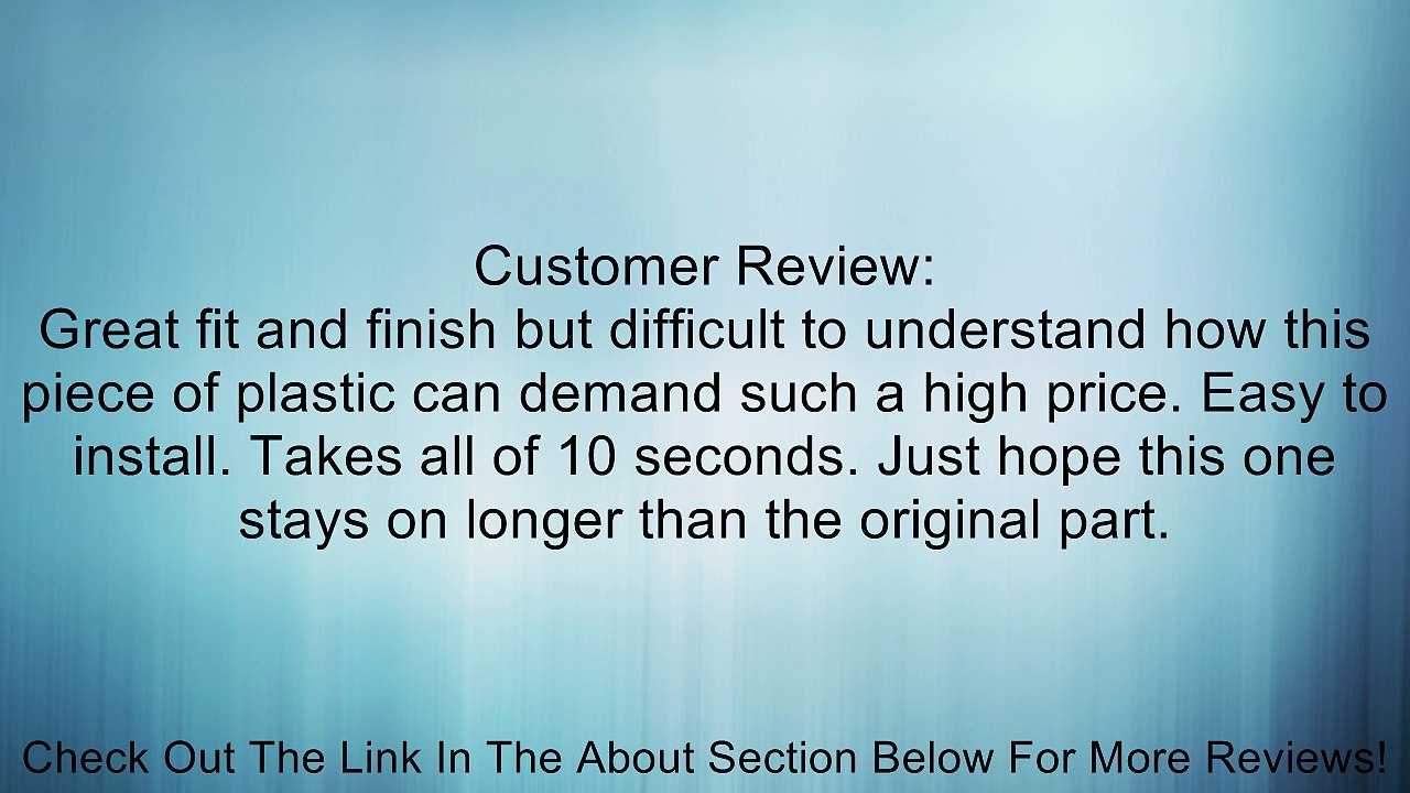 Genuine GM 10421099 Window Frame Applique, Left , Rear Review