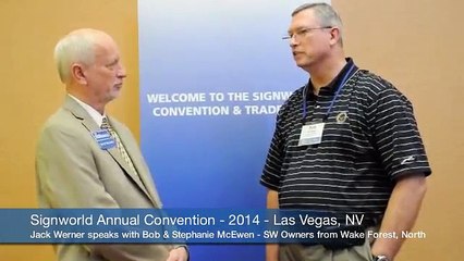Signworld Bob & Stephanie McEwen Testimonial