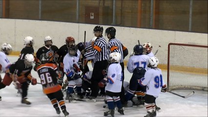 Хоккейная драка !!!