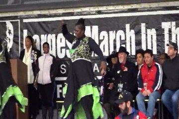 Angela Wilson & Keyonna Creecy beautiful performance mlk march 2015