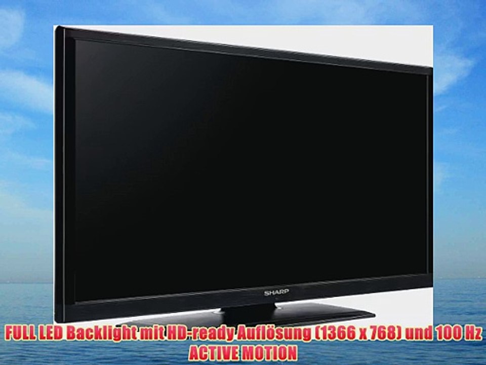Sharp LC32LD145E 80 cm (32 Zoll) LED-Backlight-Fernseher EEK A (HD-Ready 50 Hz AM DVB-T/C CI
