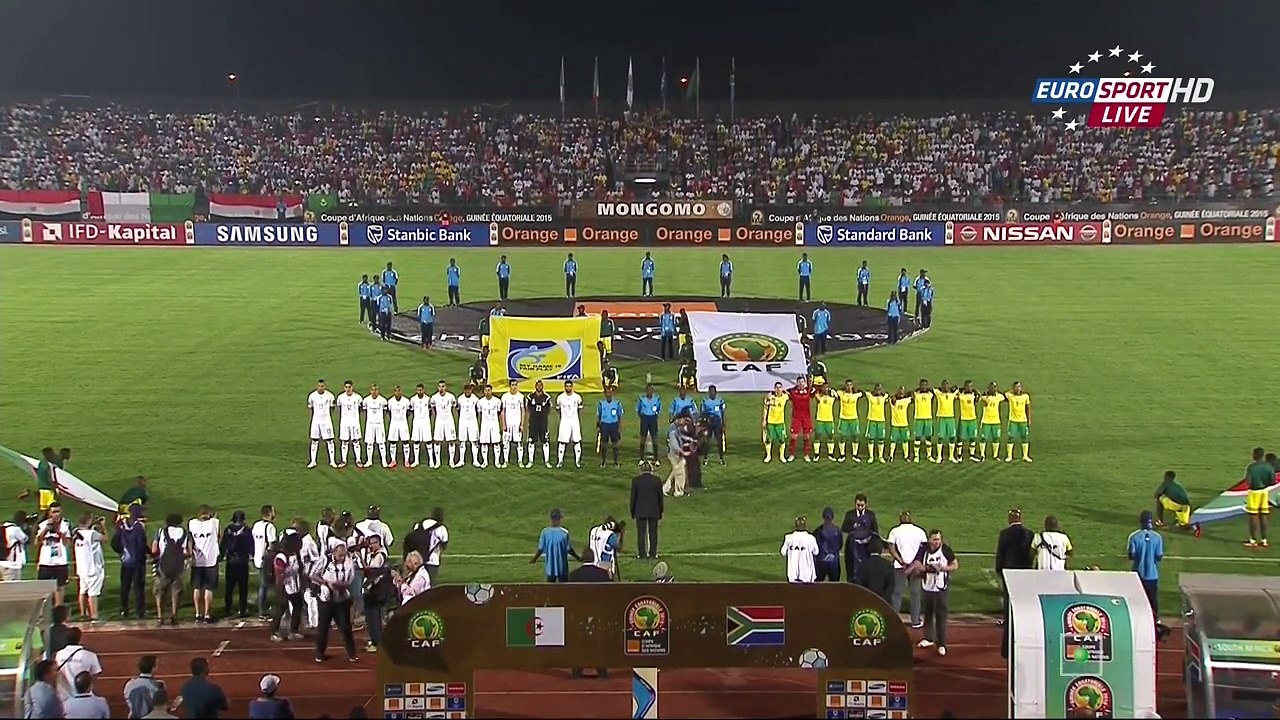 Algérie 3-1 Afrique du Sud - 1er mi-temps ( Coupe d'Afrique 2015) Eurosport HD Anglais