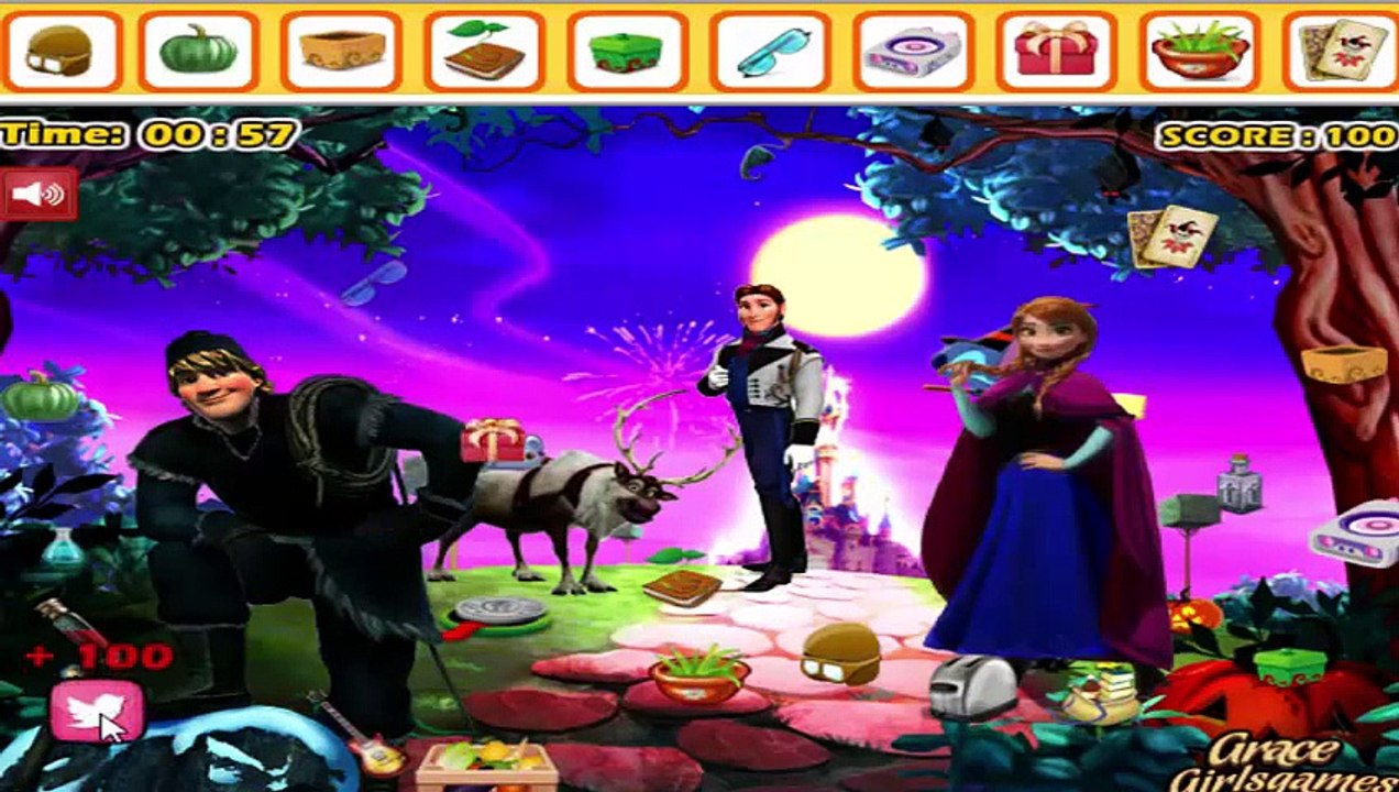▐ ╠╣Đ▐►  Frozen Games - FROZEN PALACE HIDDEN OBJECTS Game - Gameplay Walkthrough