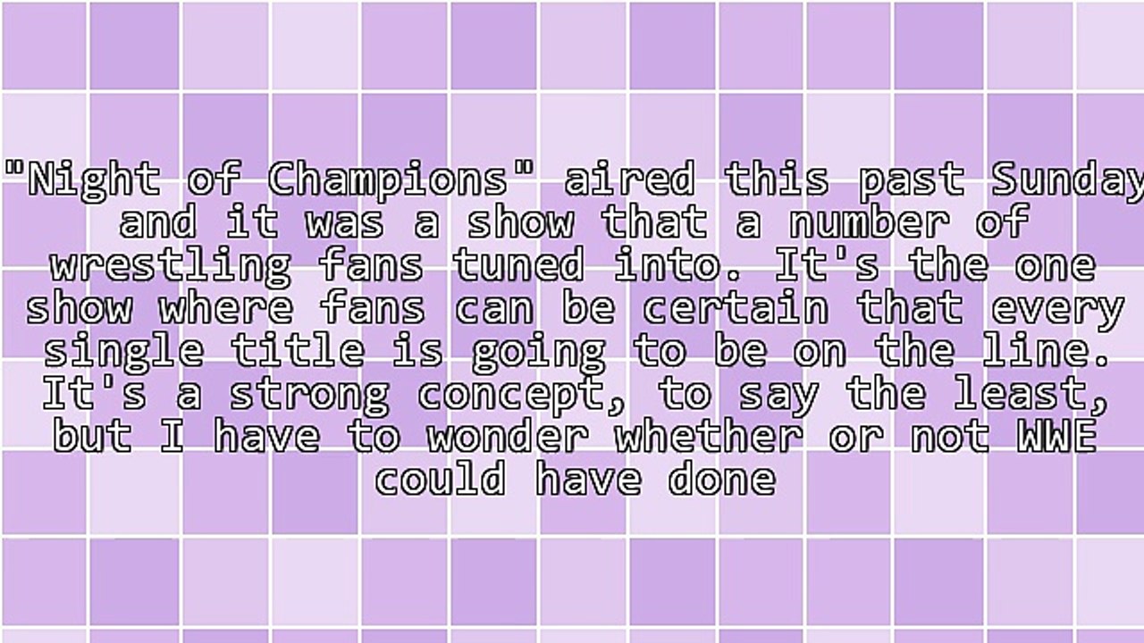 An Internet Marketing Company Relating To Night Of Champions