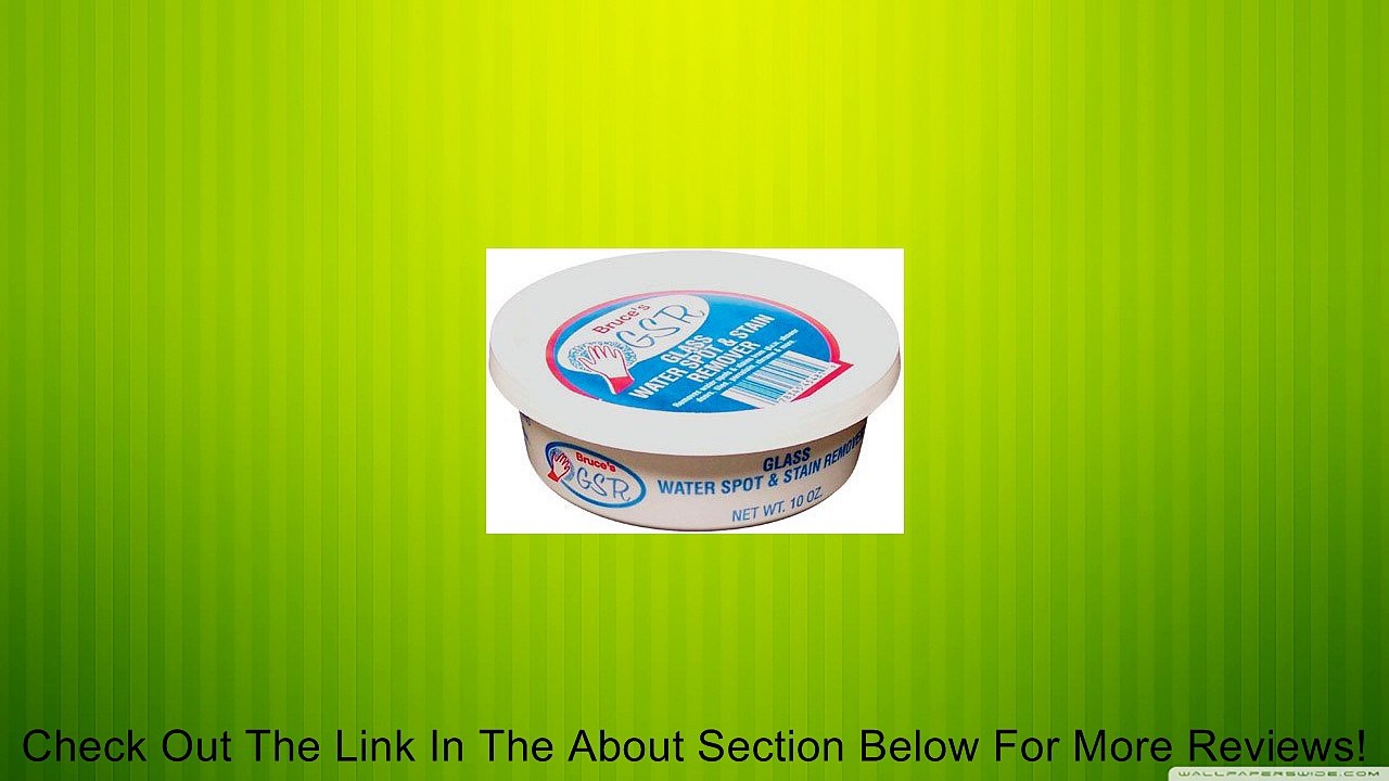 Bruce'S Glass Stain Remover Plastic Tub 10 Oz Review
