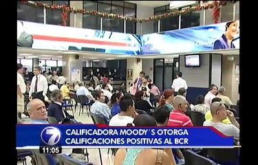 Moodys otorga grado de inversión a Banco de Costa Rica