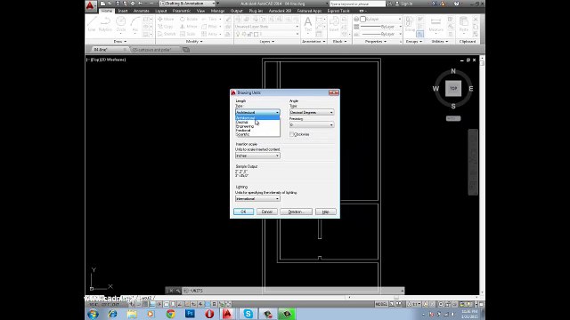 Autocad Tutorial 04 : Setting up Units