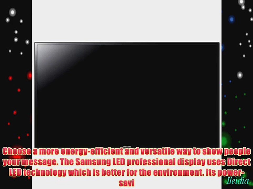 Samsung LH46MDCPLGC/EN - 46 MD46C Full HD LED Display - 46 Black Full HD LED Display 1920 x