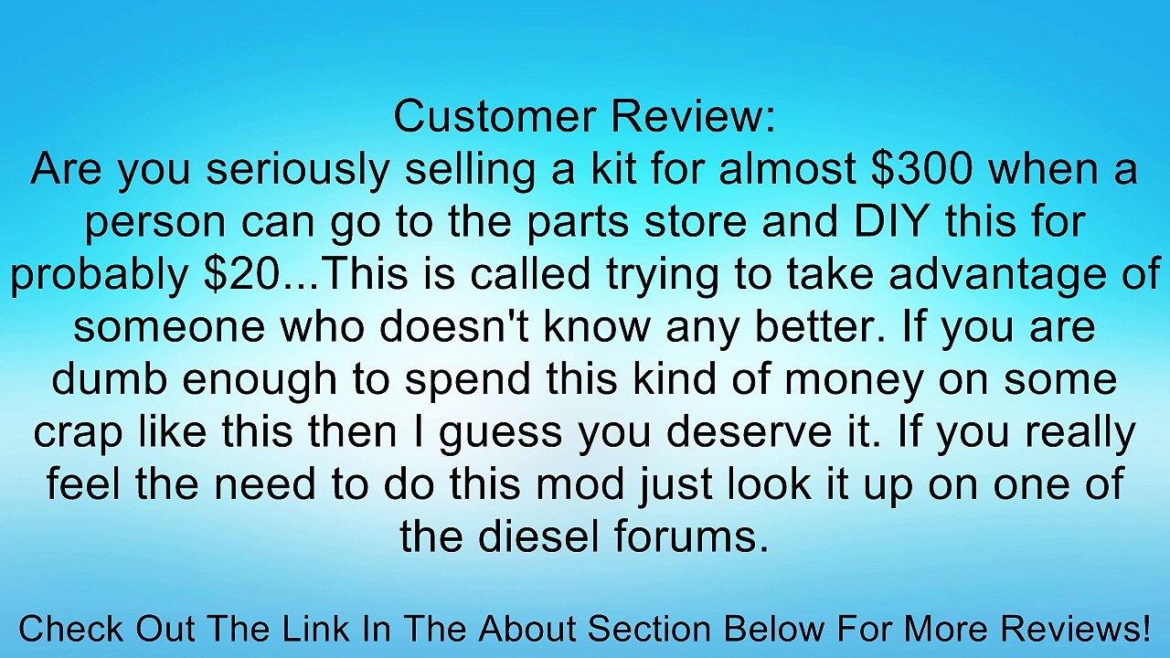 BD Diesel Performance 1032175 Crank Case Vent Filter Kit Review