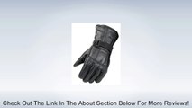 Raider Black Large Leather Motorcycle Riding Gloves Review