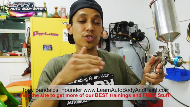 1 Tip- Adjusting Your Spray Gun - Automotive Spray Gun Setup For Painting Door Jambs