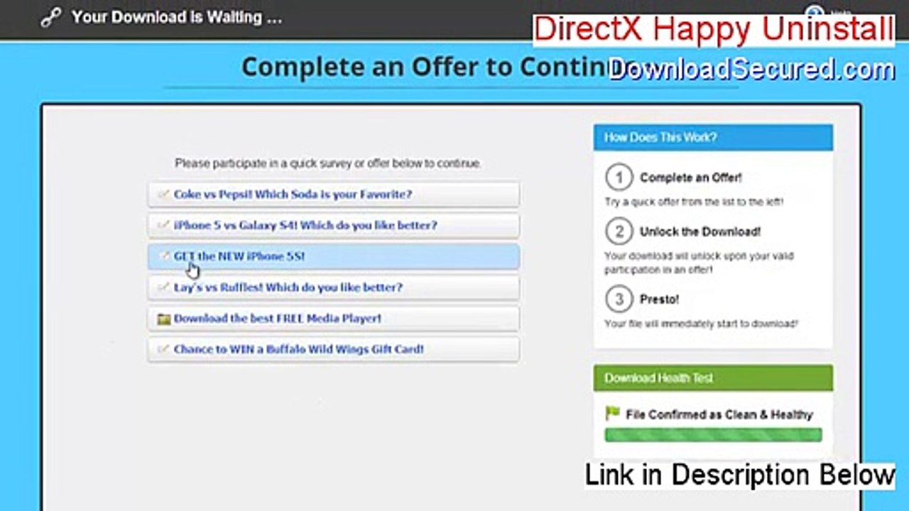 DirectX Happy Uninstall Full Download - Free of Risk Download (2015)