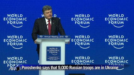 Poroshenko says over 9,000 Russian soldiers in Ukraine