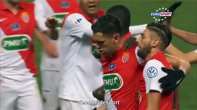 Monaco 2-0 Evian TG (Goals and Highlights) Coupe de France - 1/16 Finals