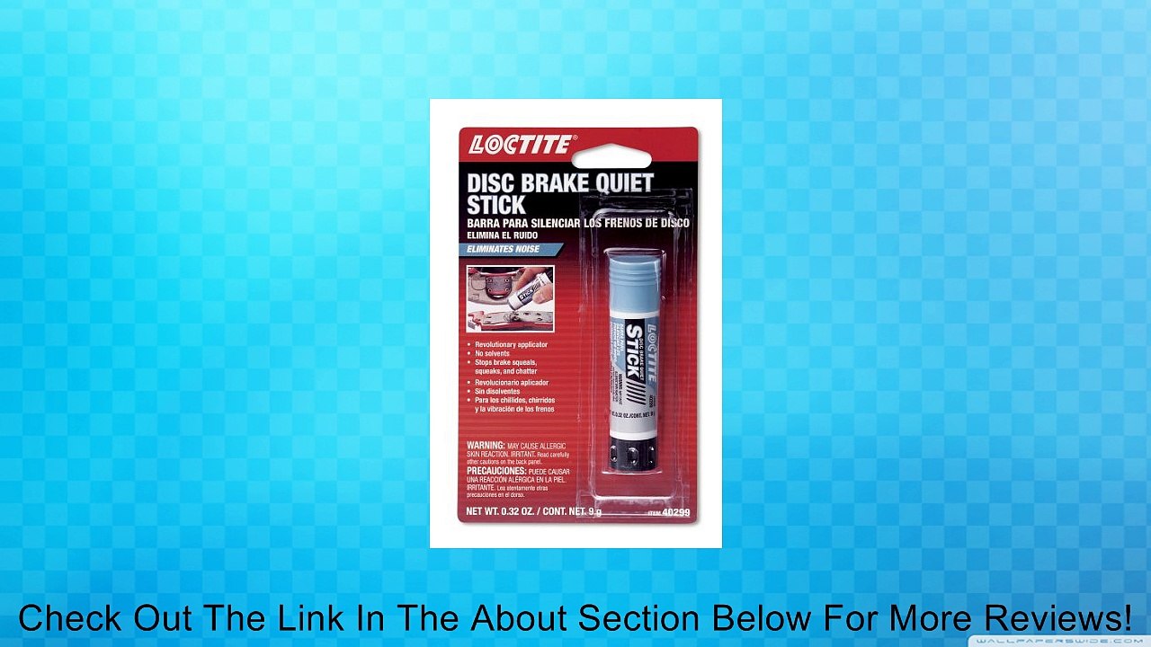 Loctite 40299 Disc Brake Quiet Stick 9 g Review Vídeo Dailymotion
