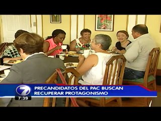 Precandidatos del PAC cierran campaña con la idea de recuperar el terreno en la arena nacional