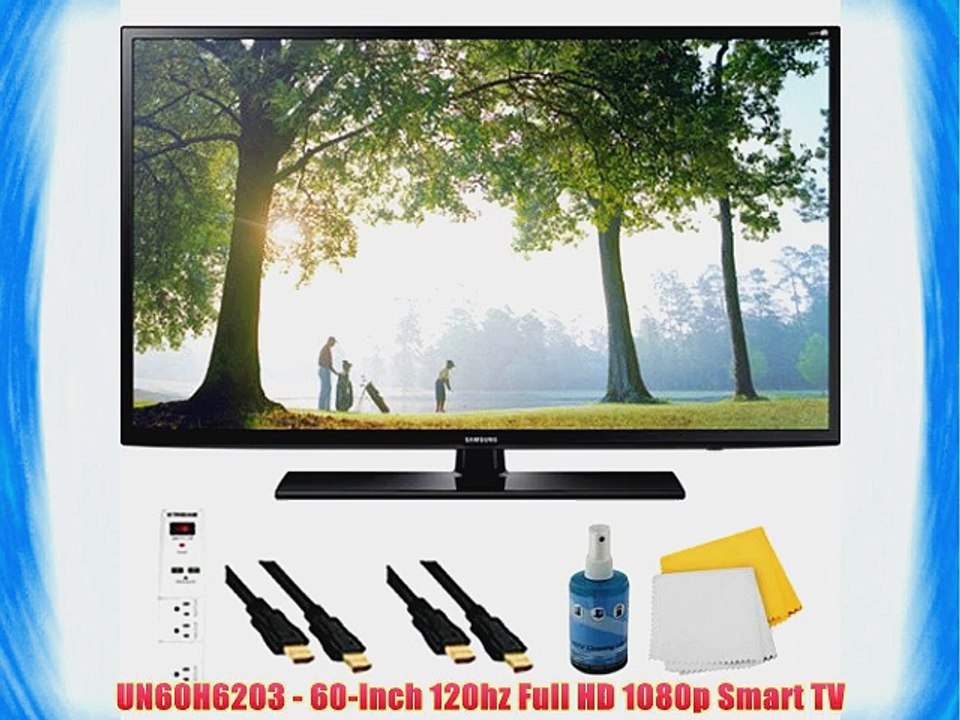 UN60H6203 - 60-Inch 120hz Full HD 1080p Smart TV Plus Hook-Up Bundle. Bundle Includes TV 3