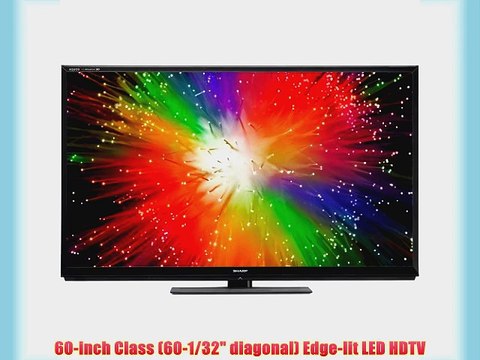 Sharp LC-60C8470U 60 Full HD 1080p 240Hz AQUOS Quattron 3D LED Smart TV