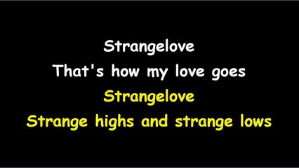 KARAOKE DEPECHE MODE - Strangelove