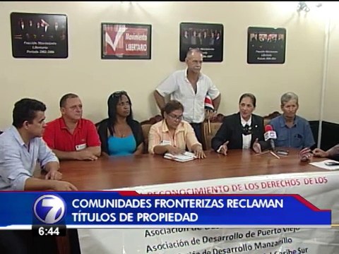 Vecinos piden títulos de propiedad de terrenos en zonas fronterizas