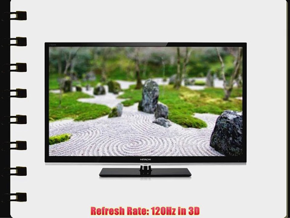 55 Hitachi Ultravision LED 1080p 120Hz 3D TV