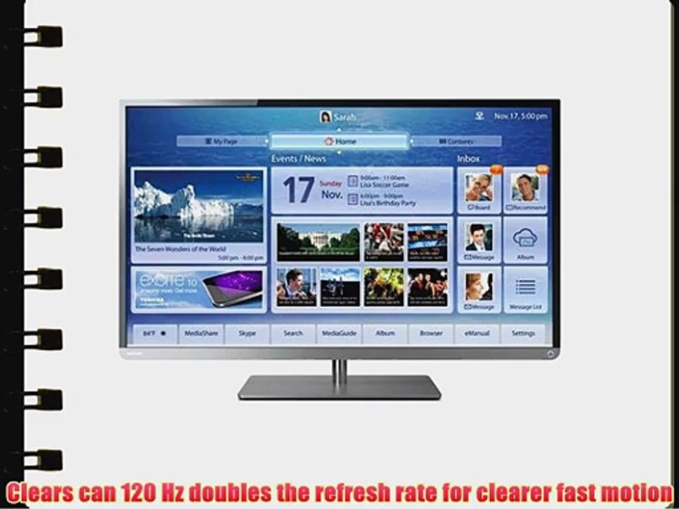 Toshiba 50L4300U 50-Inch 1080p 60Hz Smart LED HDTV with Built-in WiFi