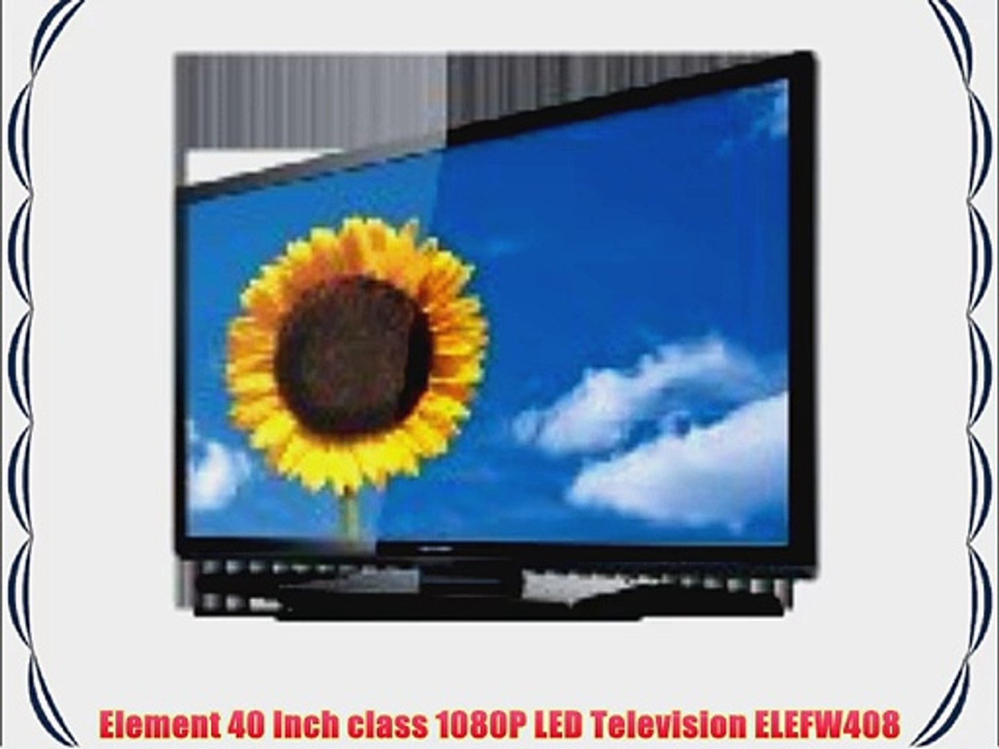 Element 40 Inch Class 1080p Led Television Elefw408 Video Dailymotion