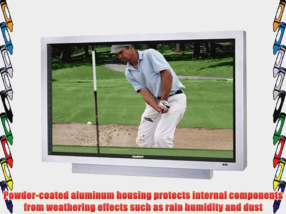 SunBriteTV SB-4610HD-SL-R Pro Series 46 in. 1080p 60 Hz LCD Full-HD True Outdoor All-Weather