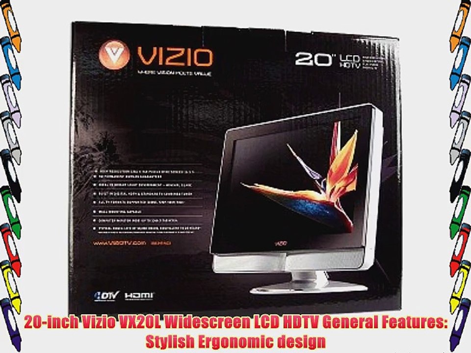 20-Inch Vizio VX20L 1080i Widescreen LCD Flat Panel HDTV