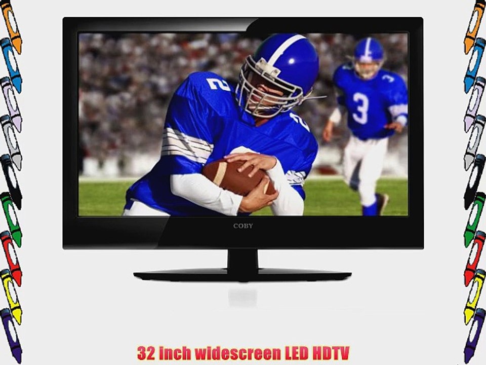 Coby LEDTV3226 32-Inch 720p 60Hz LED TV (Black)