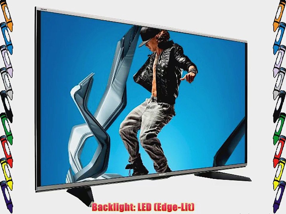 Sharp LC-80UQ17U  80-inch Aquos Q  1080p 240Hz 3D Smart LED TV