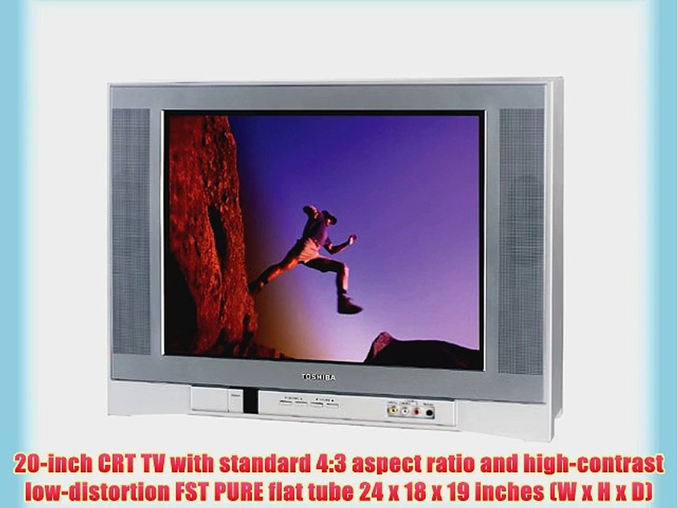 Toshiba 20AF44 20 FST Pure Flat Color TV with Stereo Sound