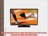 Sansui SLED2900 29 Accu Super Slim Widescreen LED TV 8.5ms 1366x768 16:9 HDMI VGA Dolby Digital