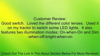 HELLA 004778001 Illuminated On/Off SPST Push/Pull Switch With 3 Interchangeable Lenses Review