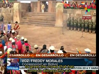 Evo Morales commences third term with indigenous ceremony