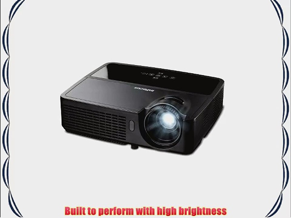 InFocus IN112 Portable DLP Projector 3D ready SVGA 2700 Lumens