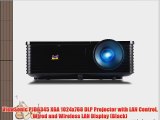 ViewSonic PJD6345 XGA 1024x768 DLP Projector with LAN Control Wired and Wireless LAN Display