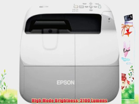 V11H452520W Brightlink 485Wi 3100 Lumens 1280 x 800 WXGA 3000:1 Interactive Projector with