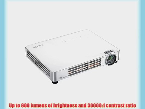 Vivitek Qumi Q7 Super Bright LED (up to 800 Lumen) WXGA HD 720p HDMI 3D-Ready Portable DLP