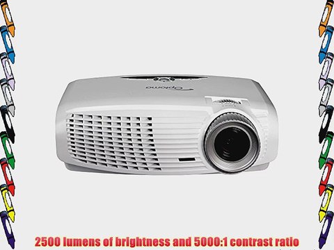 Optoma HD23 Full HD Home Cinema 1080p Projector 2500lm DLP 5000:1 Contrast Ratio