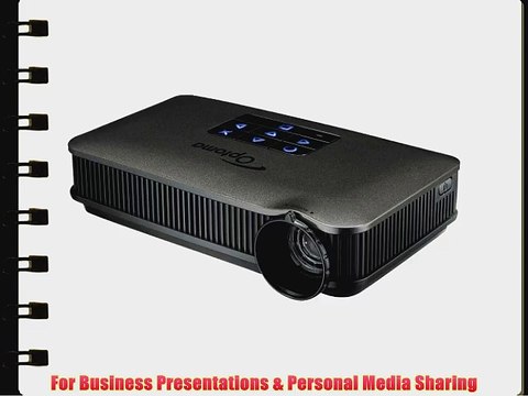 Optoma PK320 WVGA 100 Lumen DLP LED Pico Pocket Projector with HDMI and Rechargeable Li-Ion