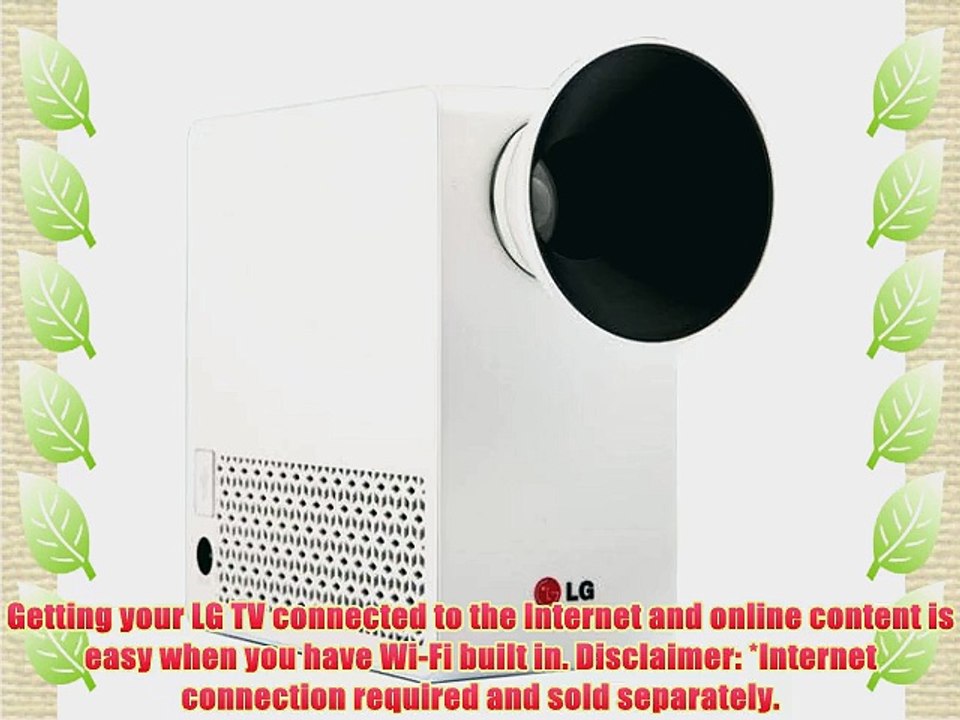 LG Electronics PG65U Ultra Portable LED Projector with WXGA Resolution WiDi ATSC Tuner and