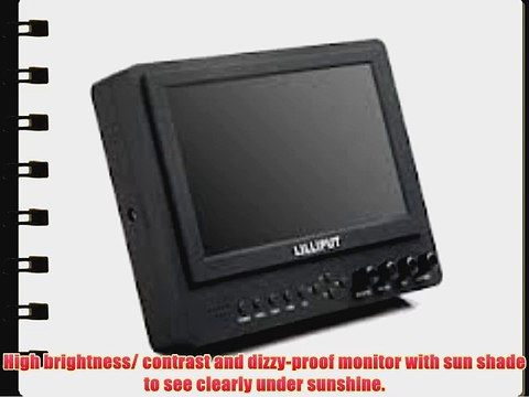 Professional LILLIPUT 7'' 665 / O 665GL-70NP / HO / Y Color TFT LCD Monitor With HDMI YPbPr