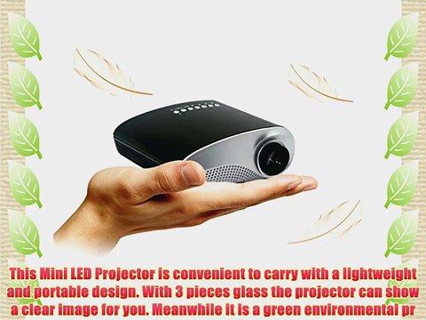 Excelvan? RD-802 LED LCD Portable Mini Multimedia Projector AV USB VGA HDMI SD Home Theater