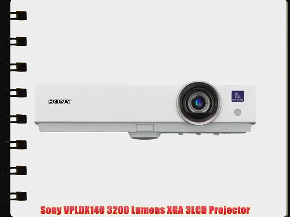 Sony VPLDX140 3200 Lumens XGA 3LCD Projector