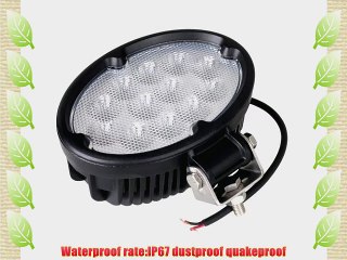Kohree? Black 6.5 36W LED Work Light Flood Beam 3400Lumen Floodlight IP67 Waterproof