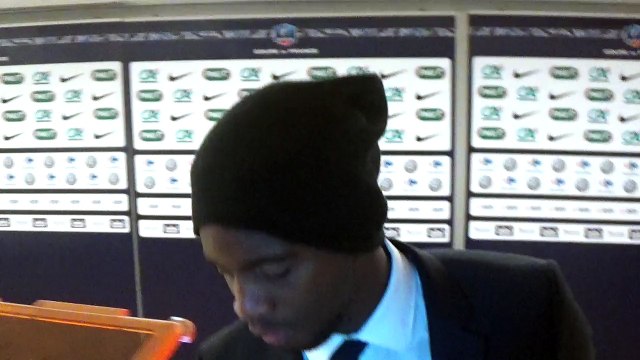 Jean Christophe BAHEBECK en zone mixte après la victoire du PSG contre Bordeaux en Coupe de France (2-1)