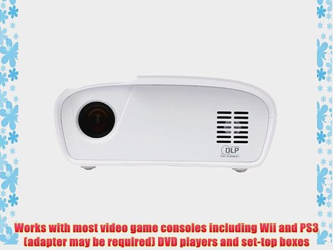 Optoma PT100 WVGA 50 LED Lumens Gaming Projector
