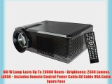 Pyle Home PRJLE33 Portable LED Projector for Gaming TV Shows Movies and Sports at Upto 100
